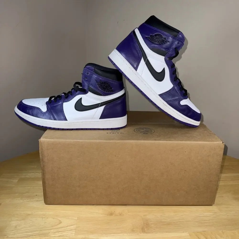 Size 10 - Jordan 1 Retro OG High Court Purple 2.0 2019 No Box